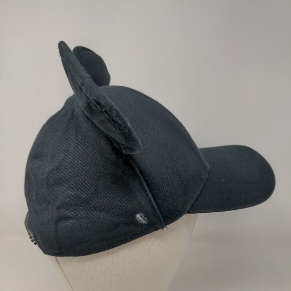 Disney Boy's Snapback Hat Black Adjustable Embroidered Logo Mickey Ears - Picture 4 of 10